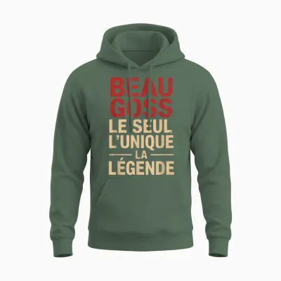 Beau Goss Man Funny Funny Gift Idea Funny Unisex Hoodie - Military Green