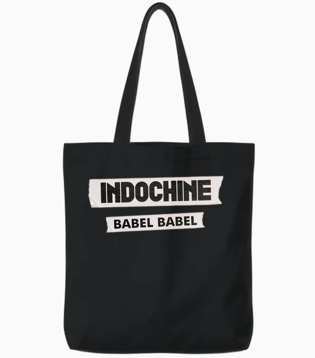 Babel Babel Longsleeve, Black, S Tote Bags in Black