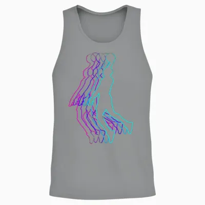 Basketball Tshirts for Men Kids Youth Player Slam Dunk Teens Unisex Tank Top - Sport Grey