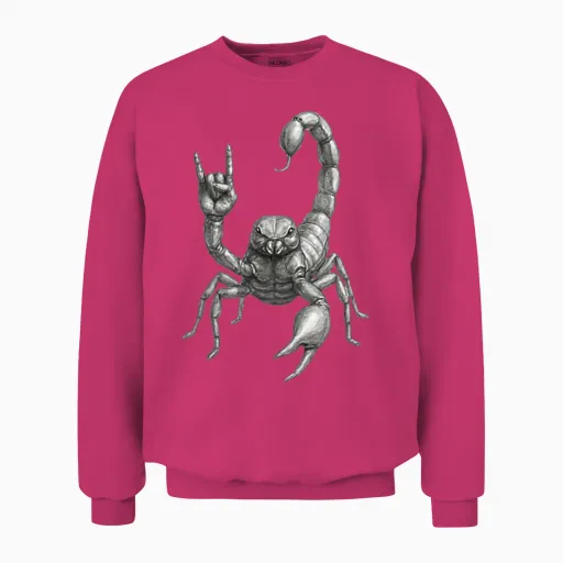 Skorpion Festival Band Cool Scorpion Retro Rock Musik Lover Unisex Sweatshirt - Heliconia
