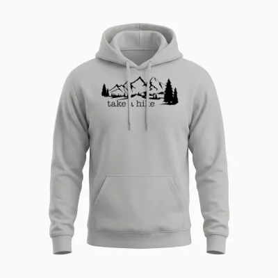 Take a Hike Unisex Hoodie - Ash