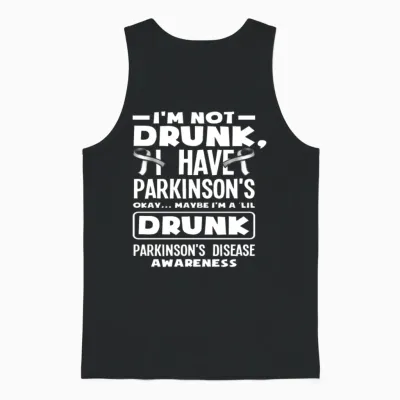 Parkinsons Disease Parkinson's Awareness Unisex Tank Top - Black