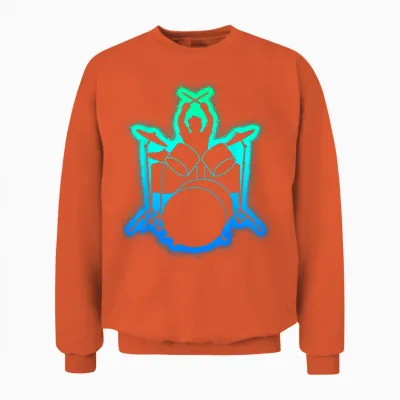Drummer Children's / Boys' Drummer Unisex Sweatshirt - Orange