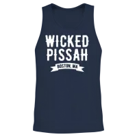 Wicked Pissah Unisex Tank Top - Navy – 2