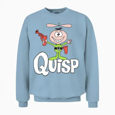 Quisp (original Logo) Unisex Sweatshirt - Light Blue