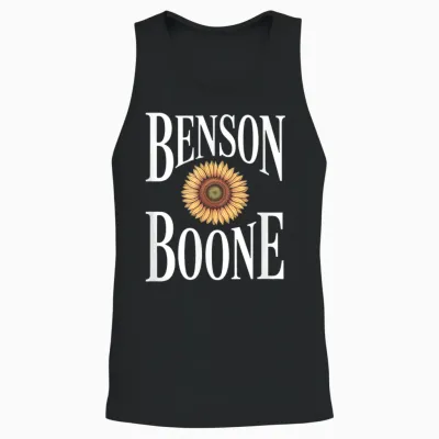 Ben Son Boone Fan Music Retro Vintage Aesthetic Unisex Tank Top - Black