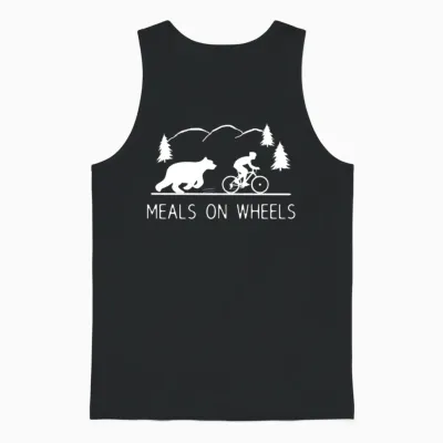 Meals on Wheels Unisex Tank Top - Black