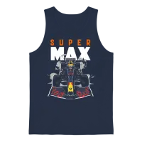 Max Verstappen 33 Unisex Tank Top - Navy – 1