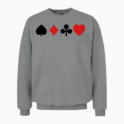 Playing Cards Unisex Sweatshirt - Sport Grey