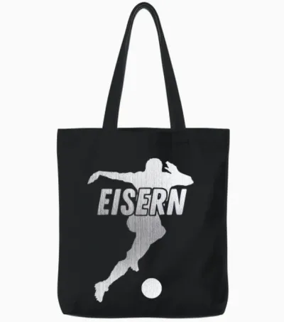 Sport Fan Rot Weiss Tote Bags - Black