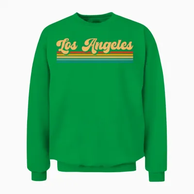 Retro Los Angeles Unisex Sweatshirt - Irish Green
