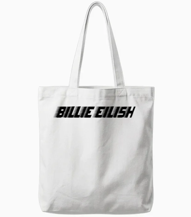 Offizielles Billie Eilish Merch Musik Für Fans Tote Bags in White