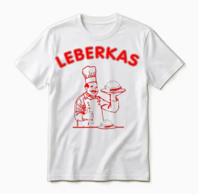 Leberkas Designs T-Shirt, White Unisex T-Shirt - White