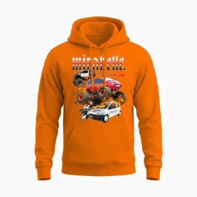 Club De Race Twingo T-Shirt, Black, S Unisex Hoodie - Safety Orange