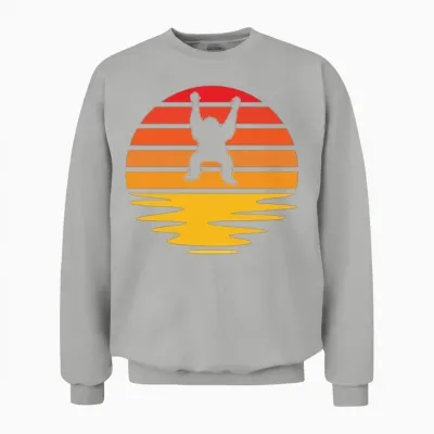 Orang Utan Retro Unisex Sweatshirt - Ash