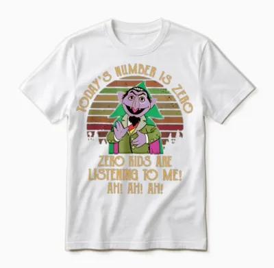 Today S Number Is Zero Zero Kids Are Listening To Unisex T-Shirt - White