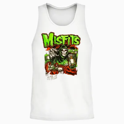 The Misfits Unisex Tank Top - White