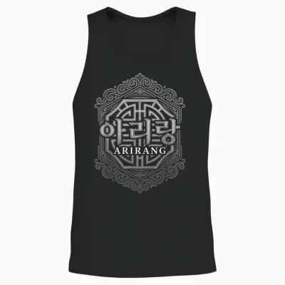 Arirang Hangul Koreanische Kultur Seoul Korea Souvenir Unisex Tank Top - Black