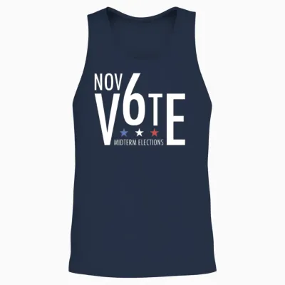November 6th Vote Midterm Elections Unisex Tank Top - Navy