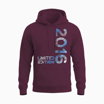 Limited Edition Jahrgang 2016 Junge Mädchen 10. Geburtstag Unisex Hoodie - Maroon