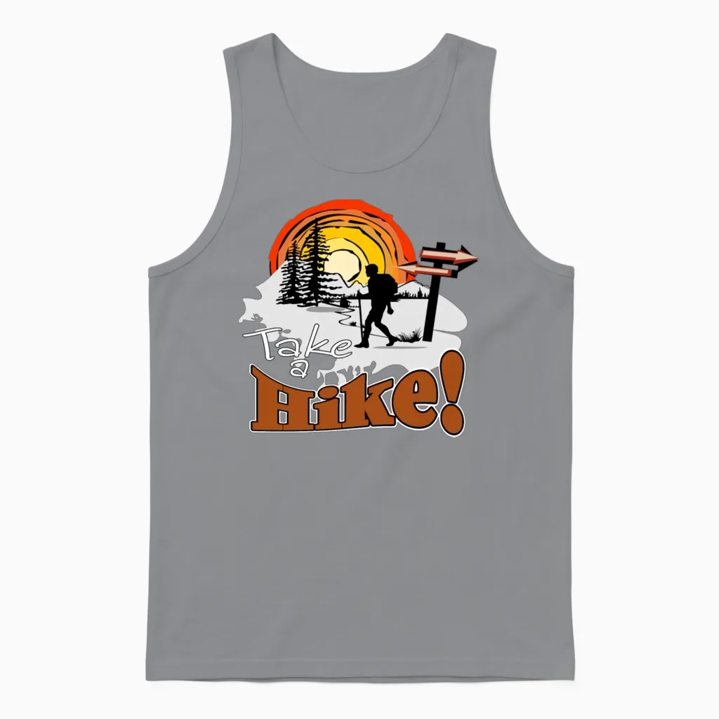 Take a Hike - Hiking & Outdoors Unisex Tank Top in Sport Grey