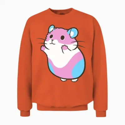 Funny Animal Unisex Sweatshirt - Orange