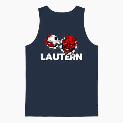 Football Lautern Verein Kaiserslautern Lautre Stadt Pfalz T-Shirt, Black Unisex Tank Top - Navy