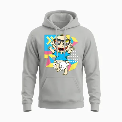 Tommy Pickles - Sunglasses Reflection Unisex Hoodie - Ash