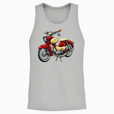 Simson Sr4-2 Star Mofa Kult Motorrad Ddr Klassiker Retro Unisex Tank Top - Ash