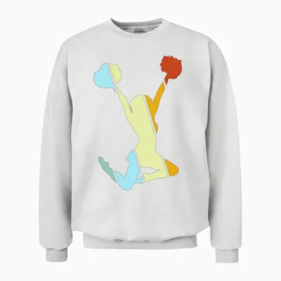 Cheerleading Retro Unisex Sweatshirt - White