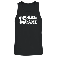 Funny Mega Unisex Tank Top - Black – 2