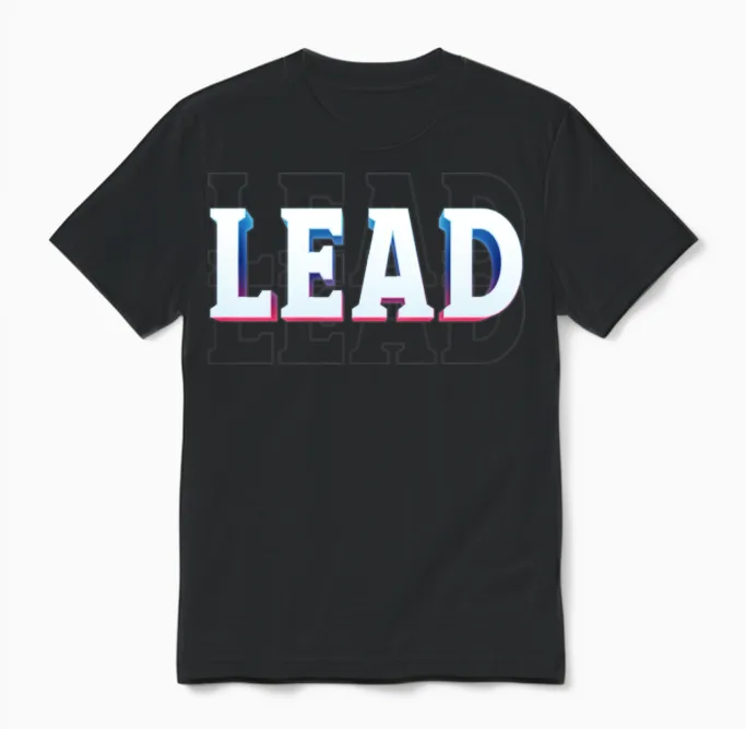 Retro - Lead Unisex T-Shirt in Black