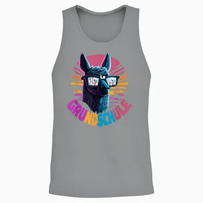 Hasta La Vista Lama Alpaka Grundschule Abschluss 5.klasse Unisex Tank Top - Sport Grey