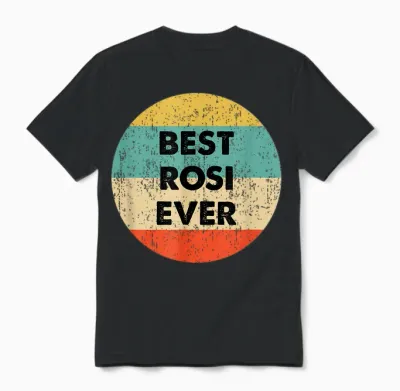 Rosi Vorname Unisex T-Shirt - Black