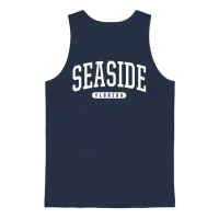 College Style Seaside Florida Unisex Tank Top - Navy – 1