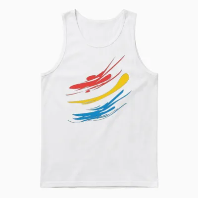 The Mark of Power Unisex Tank Top - White