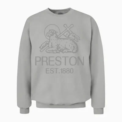 Preston North End Grey Unisex Sweatshirt - Ash