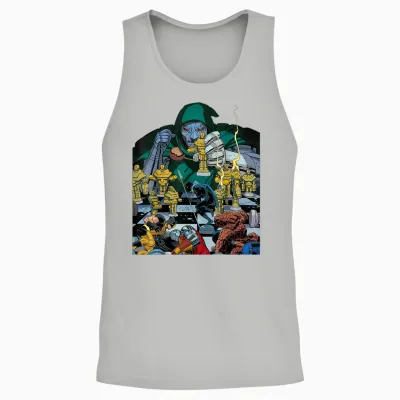 Marvel Doctor Doom Doomwar #3 Comic Cover Unisex Tank Top - Ash