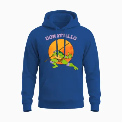 Donatello Standing Ready Unisex Hoodie - Royal