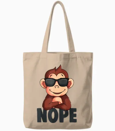 Affen Jungen Mädchen Kinder Tote Bags - Natural