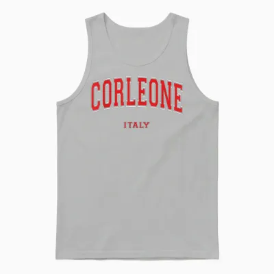 Corleone Italien Stadt Unisex Tank Top - Ash