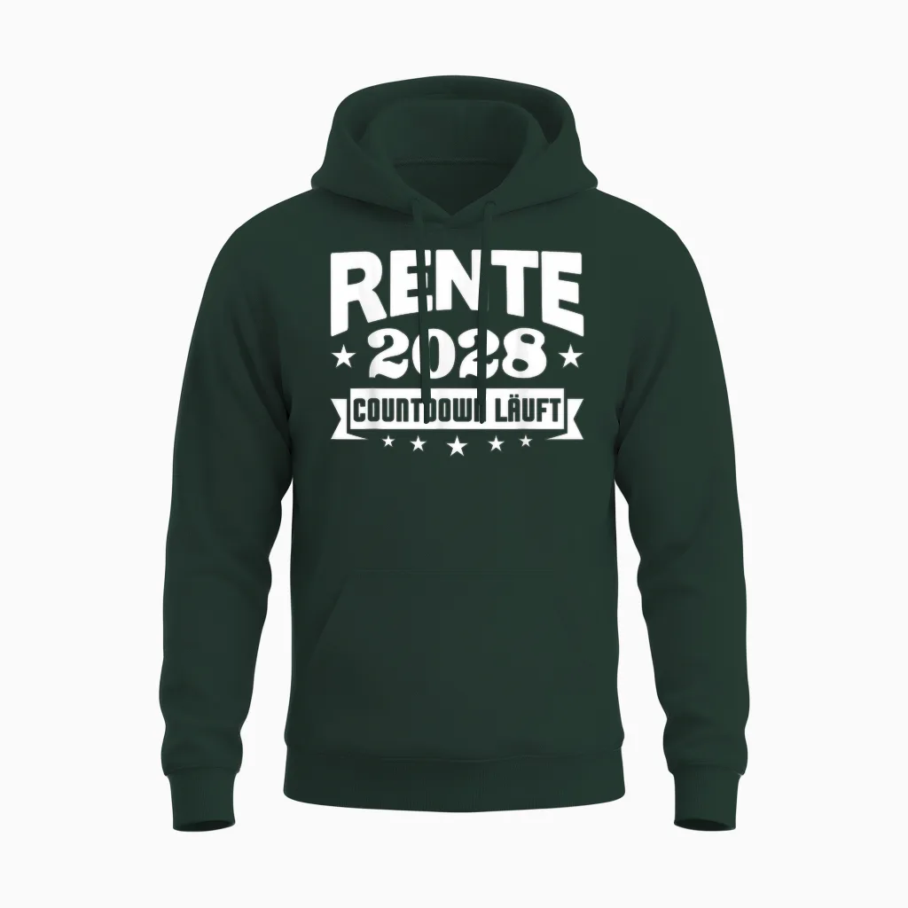 Legenden Gehen 2028 in Rente Ruhestand Rentner 2028 Unisex Hoodie in Forest