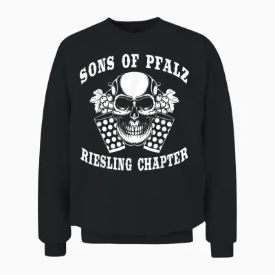 Pfalzkind Pälzer Buwe Dubbebecher Pälzer Bu Sons of Pfalz Unisex Sweatshirt - Black