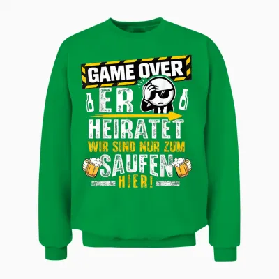 Jga Männer T-Shirt Junggesellenabschied Team Bräutigam Jga Unisex Sweatshirt - Irish Green
