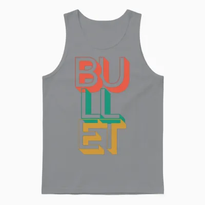 Retro Bullet Unisex Tank Top - Sport Grey