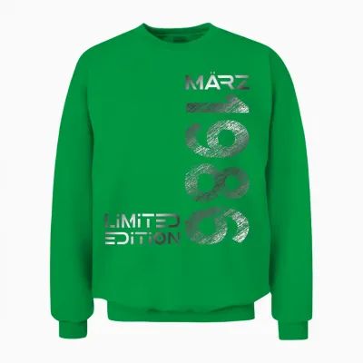 März 1986 Mann Frau 40. Geburtstag Limited Edition Unisex Sweatshirt - Irish Green
