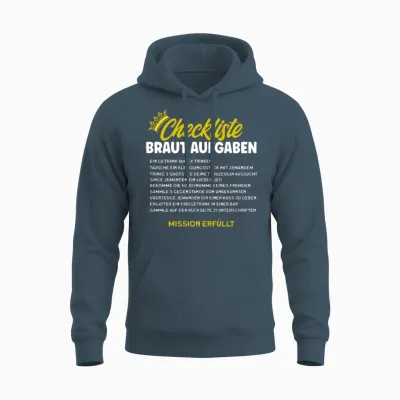 Checklist Bride Tasks Unisex Hoodie - Dark Heather