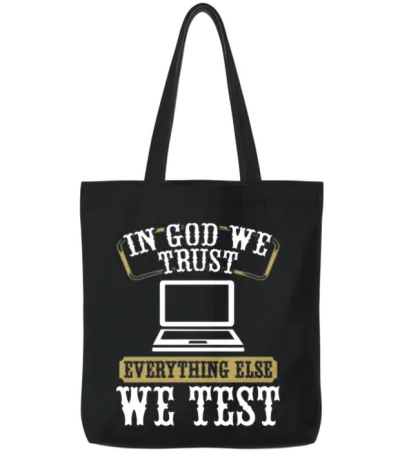 Quality Assurance Qa Engineering Code Testing Tote Bags - Black