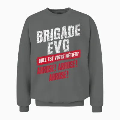 Evg Team, Brigade Evg Married, Evg Original, Evg Funny Humor T-Shirt, Black, S Unisex Sweatshirt - Graphite Heather