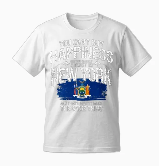 New York Unisex T-Shirt - White